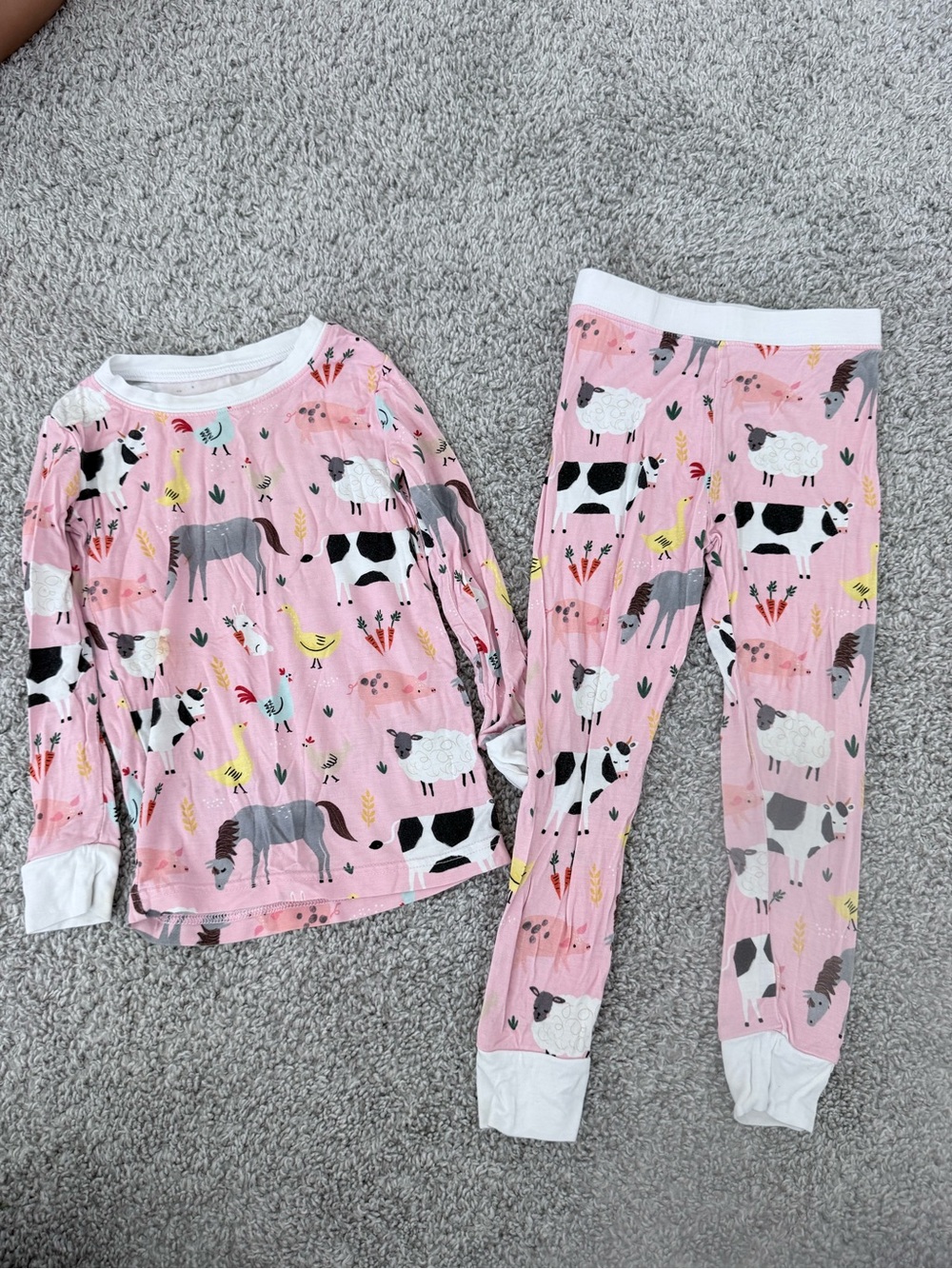 Little Sleepies Farm Animals Long Sleeve 2T